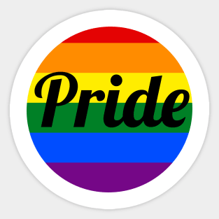 Rainbow pride Sticker